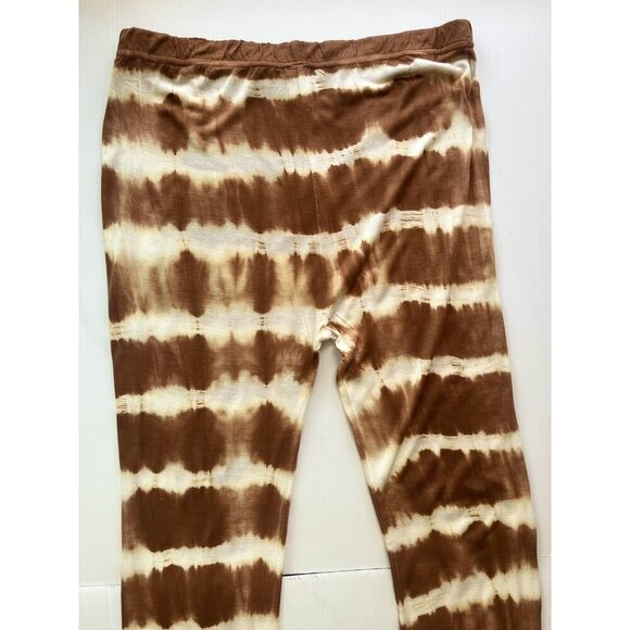 Raga Women's Orange Beach Striped Soft Flare Casual Pants R518 - Picture 7 of 9